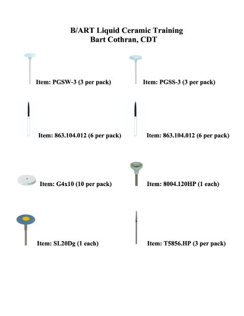 Picture of B/ART Training - 1 pack each item