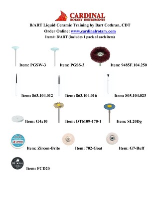 Picture of B/ART COMPLETE KIT - 1 pack each item